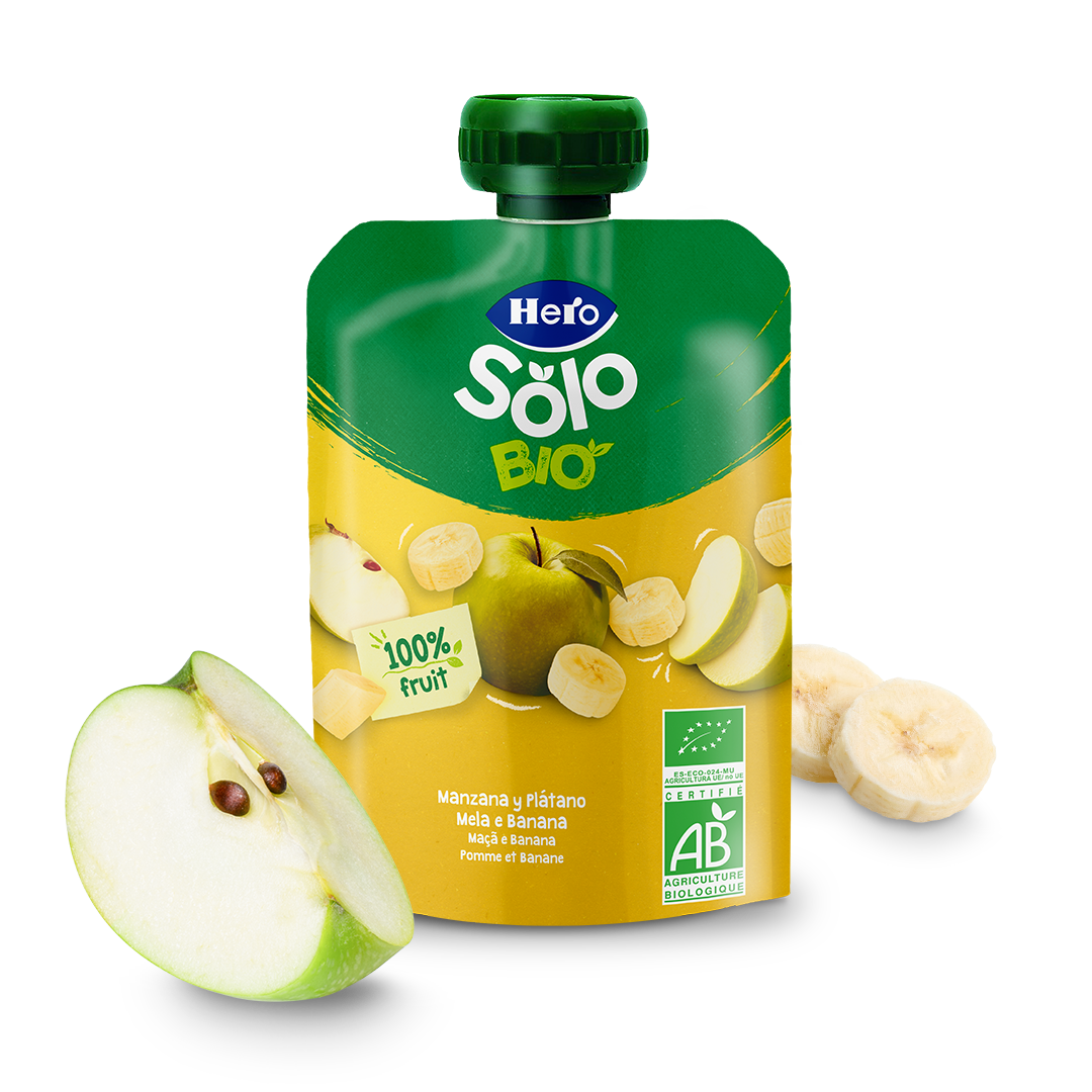 Frutta Frullata Hero Solo Bio Mela e Banana