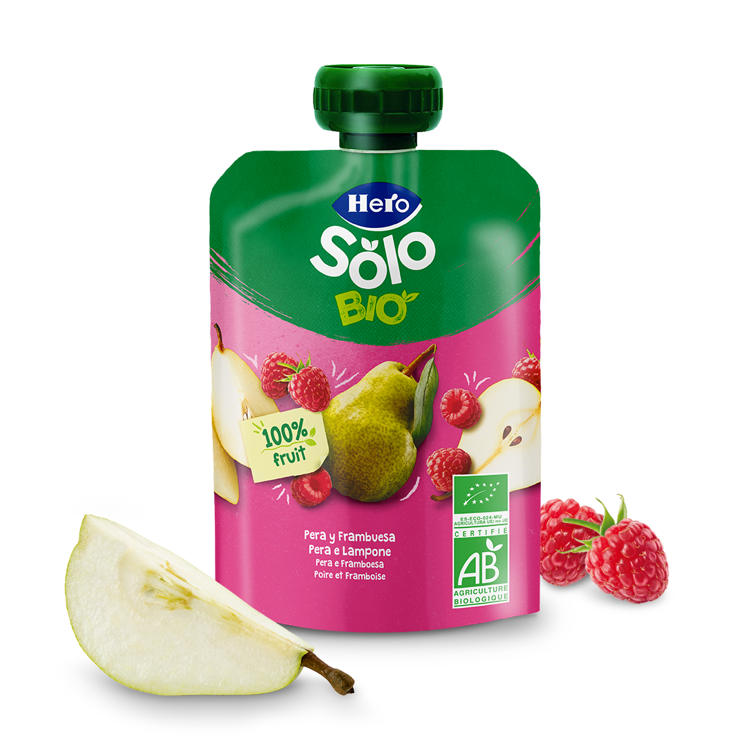 Bolsita Eco Hero Solo pera y frambuesa