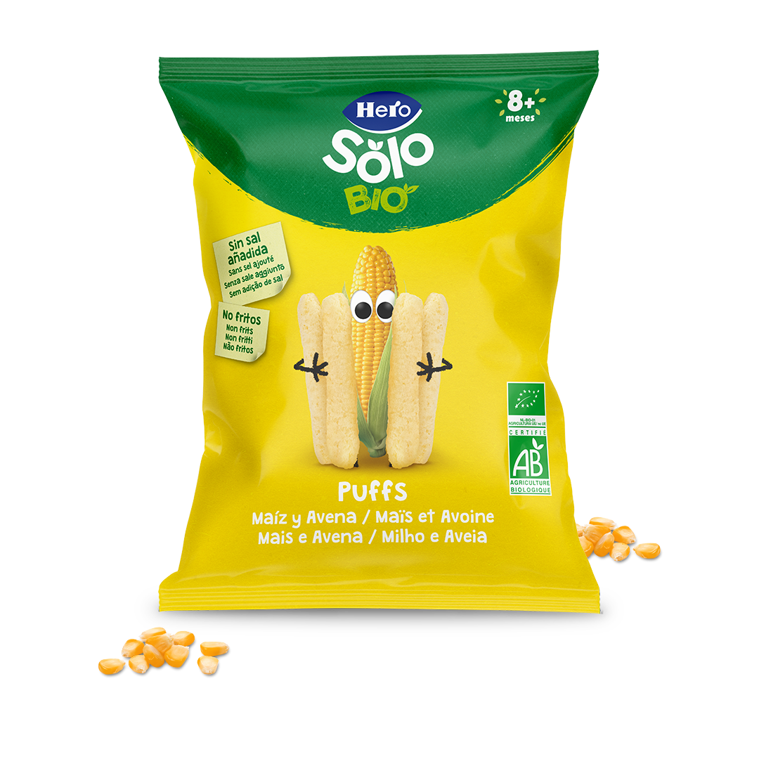 Snack Hero Solo Bio Puffs Avena e Mais