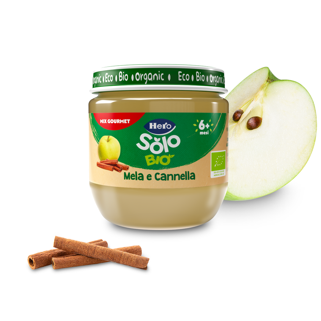 Omogeneizzato Hero Solo Bio Mela e Cannella